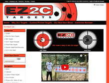 Tablet Screenshot of ez2ctargets.com